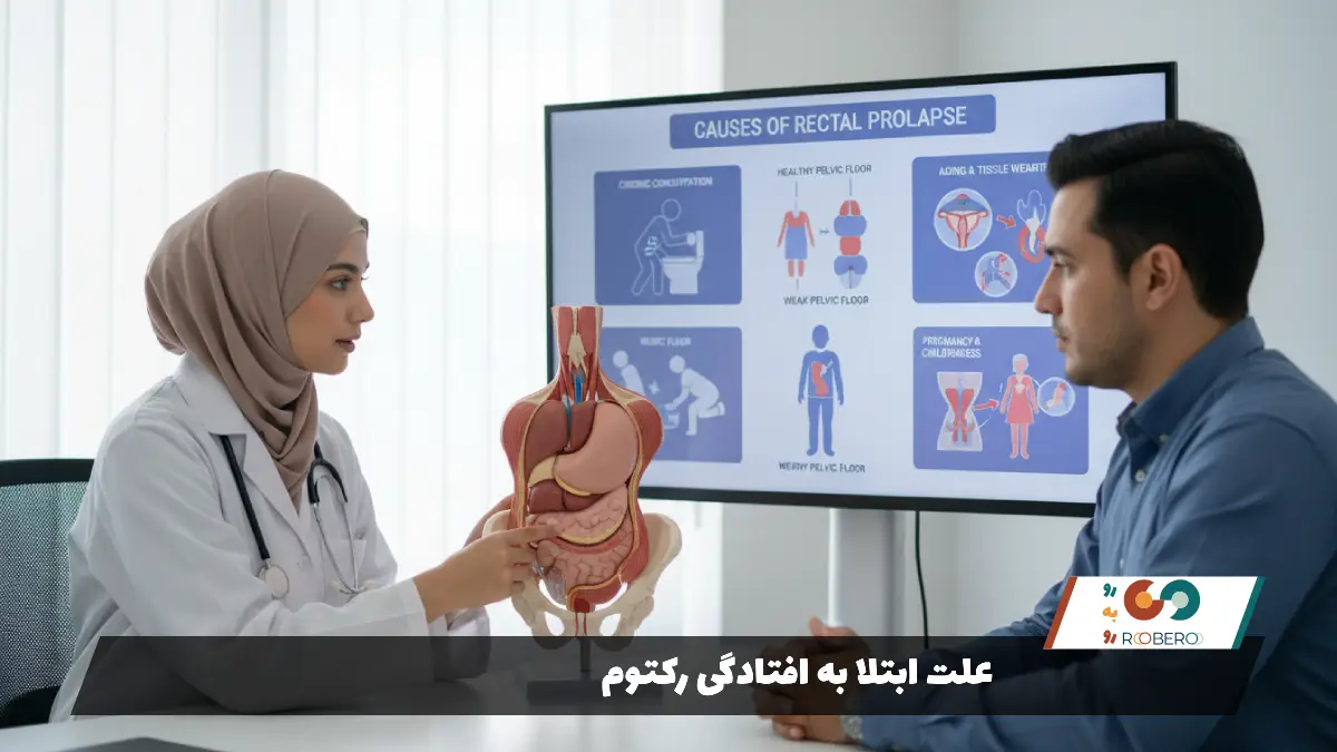 علت ابتلا به افتادگی رکتوم