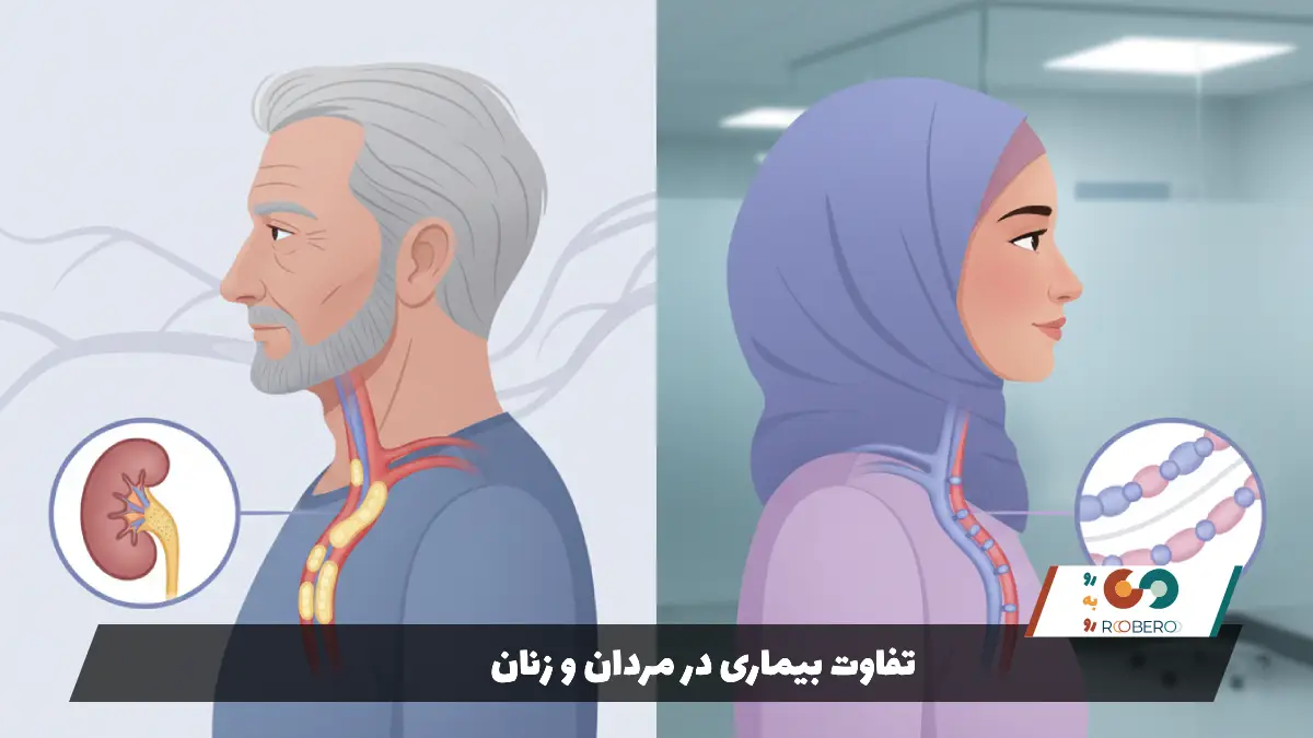 تفاوت بیماری در مردان و زنان