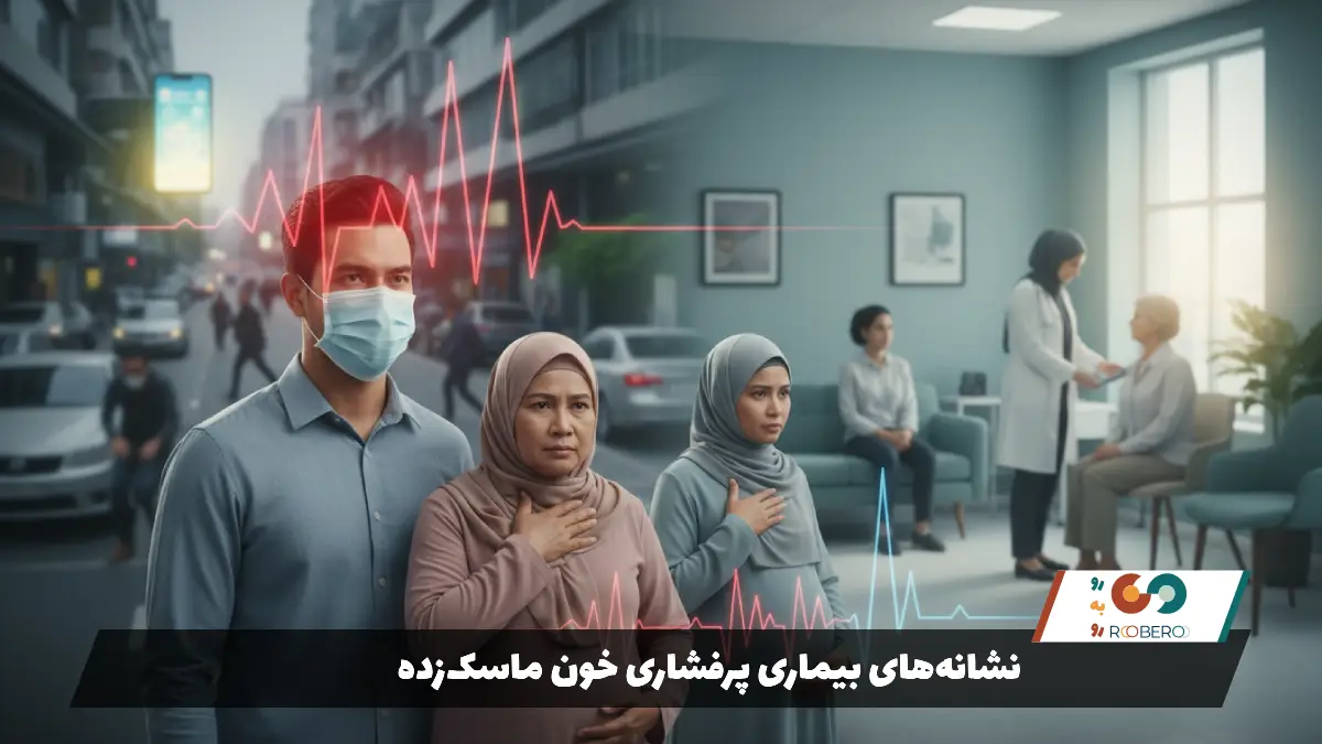 نشانه‌های بیماری پرفشاری خون ماسک‌زده