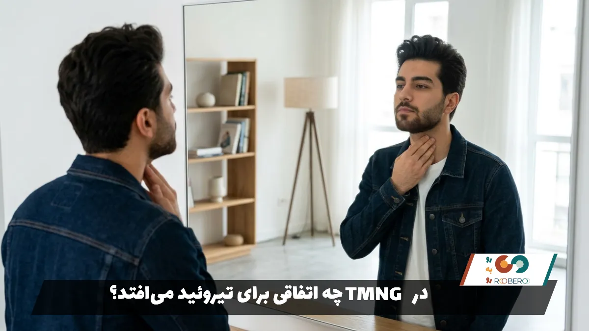 در TMNG چه اتفاقی برای تیروئید می‌افتد؟