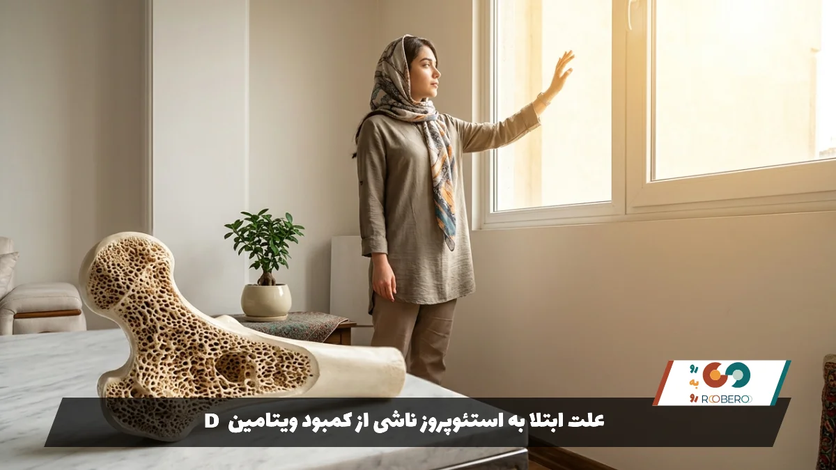 علت ابتلا به استئوپروز ناشی از کمبود ویتامین D