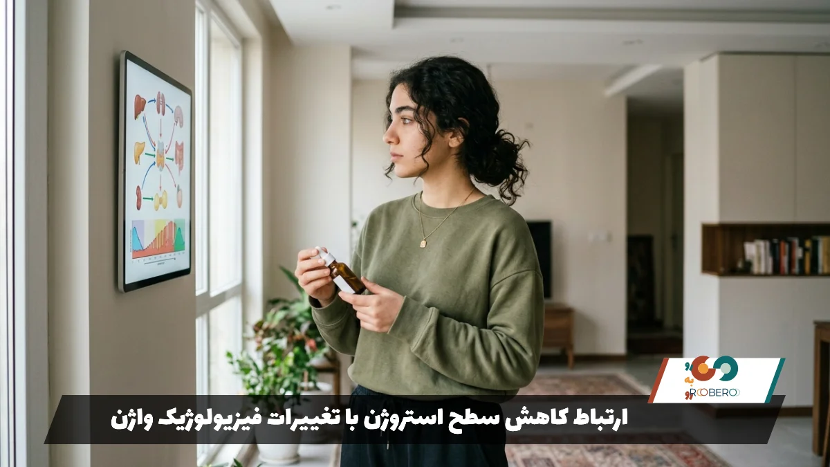 ارتباط کاهش سطح استروژن با تغییرات فیزیولوژیک واژن