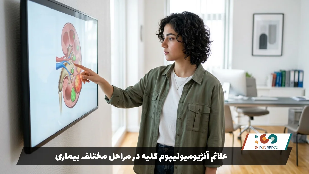 علائم آنژیومیولیپوم کلیه در مراحل مختلف بیماری